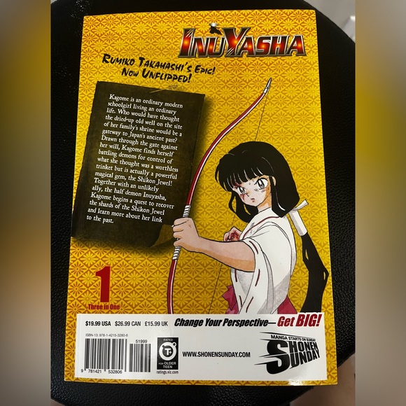 Inuyasha 3 in 1 Volume 1 by Rubio Takahashi - Picture 2 of 4
